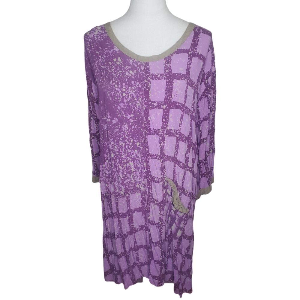 🦋m.i.b. Plus Size 100% Rayon Soft Tunic/Dress